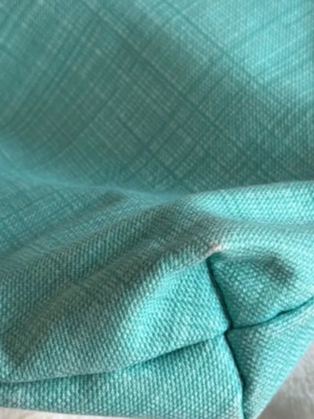 Thirty-One Gifts Teal Zipper Pouch Cosmetic Travel Bag 12x8